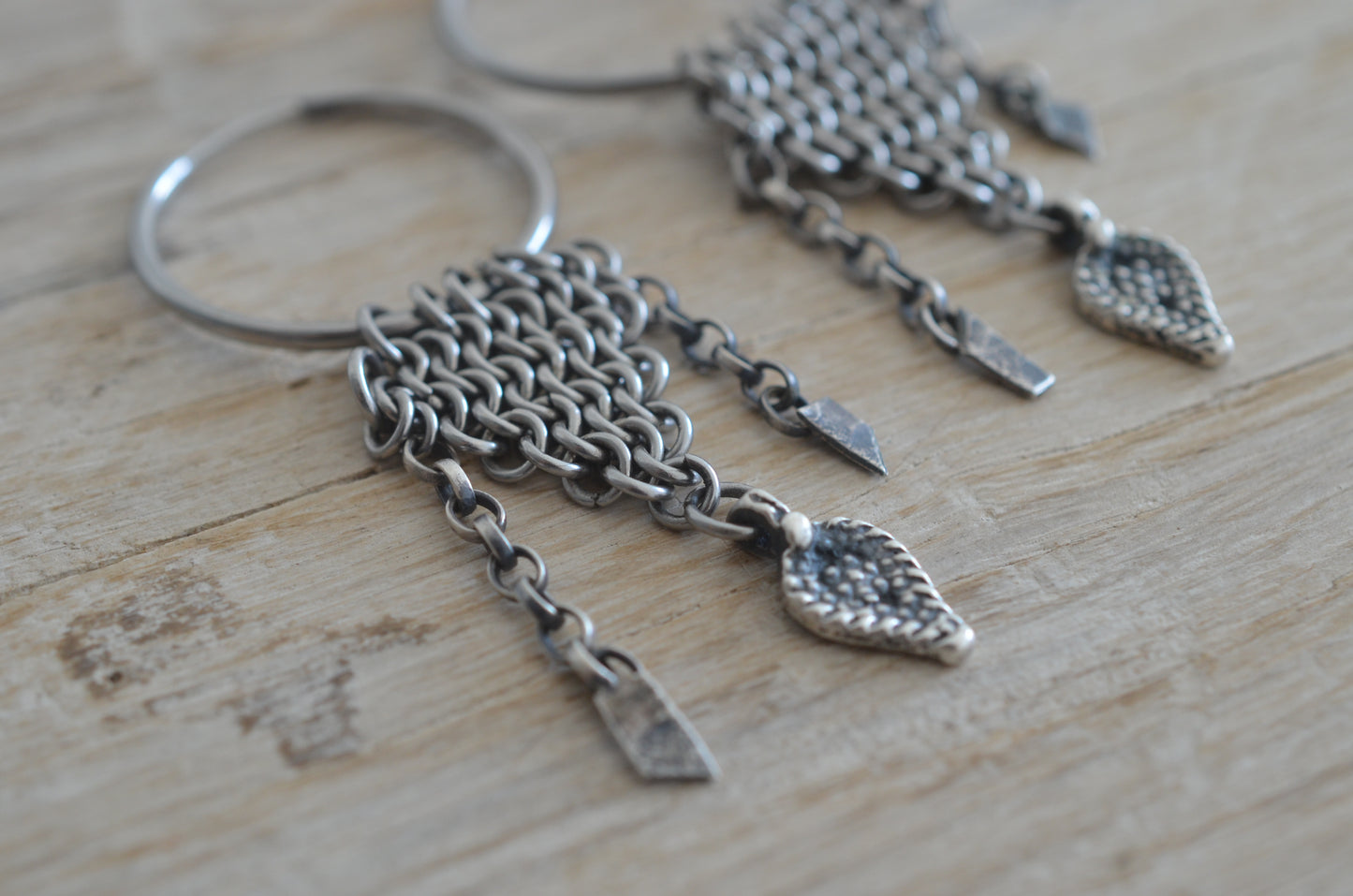 Eren Chainmaille Hoop Earrings