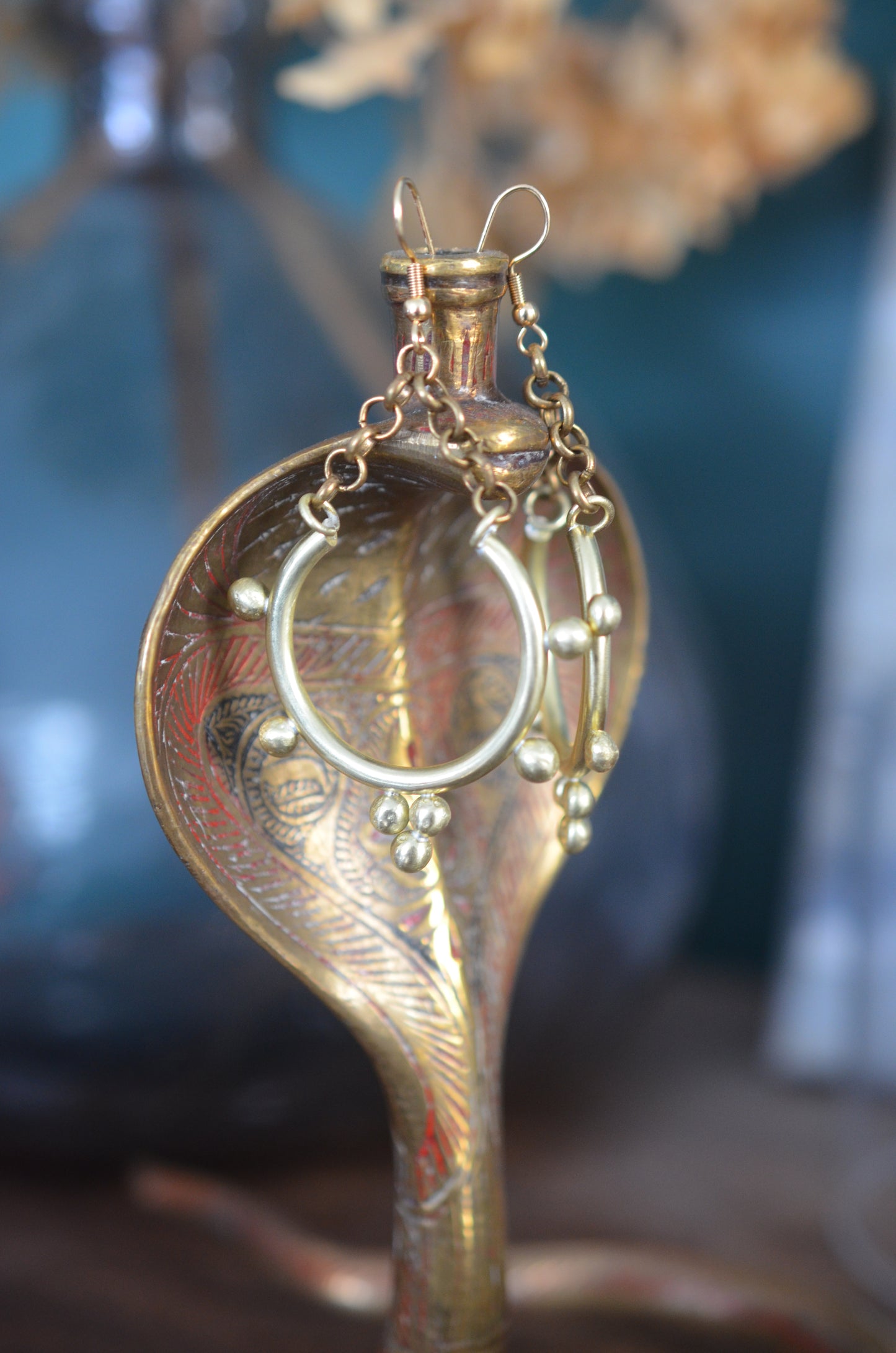 Dimu - Bohemian Tribal Hoop Earrings
