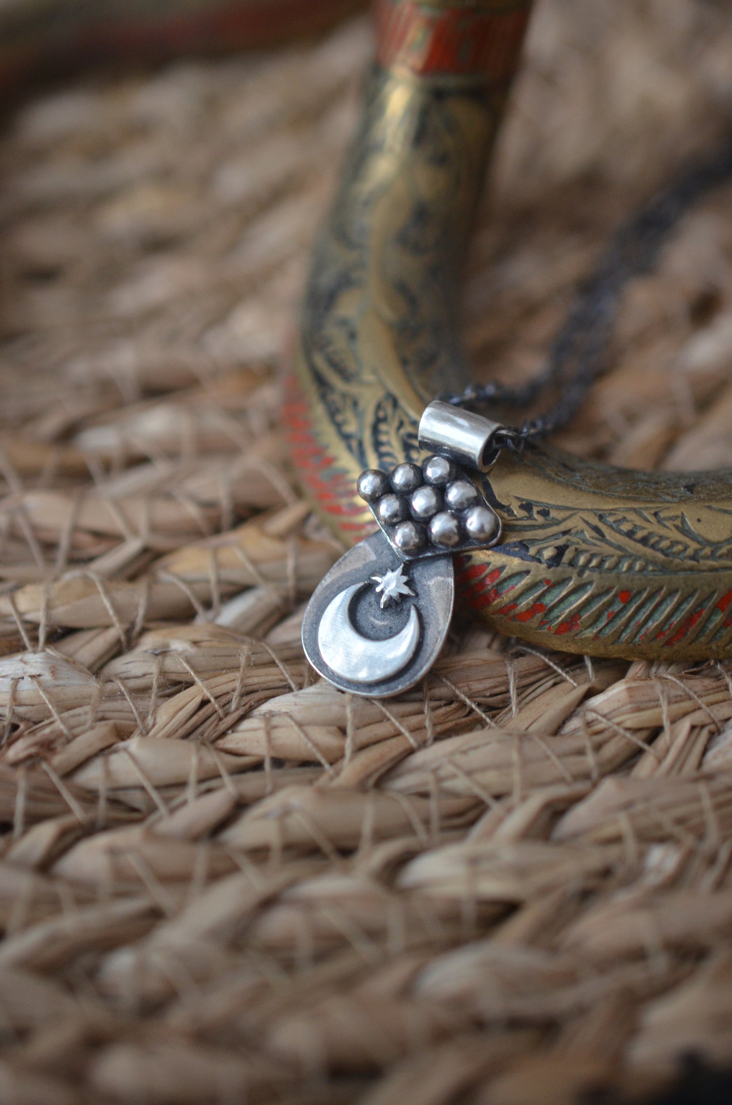 Crescent Moon & Star Necklace