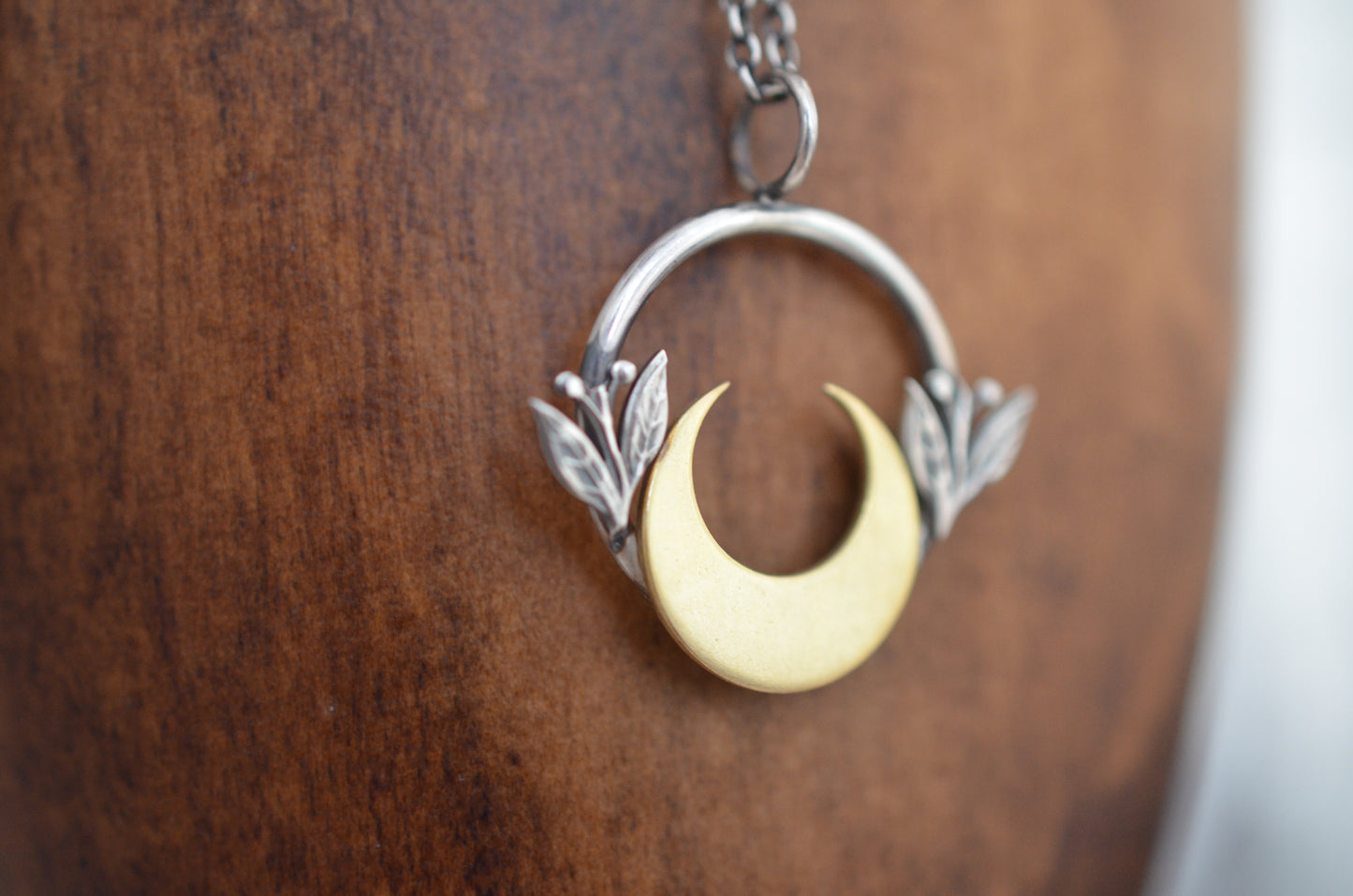 Floral Moon Pendant