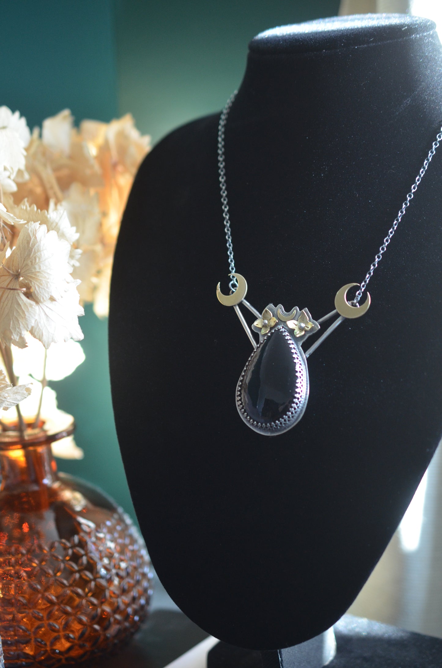 Circe Onyx Statement Necklace