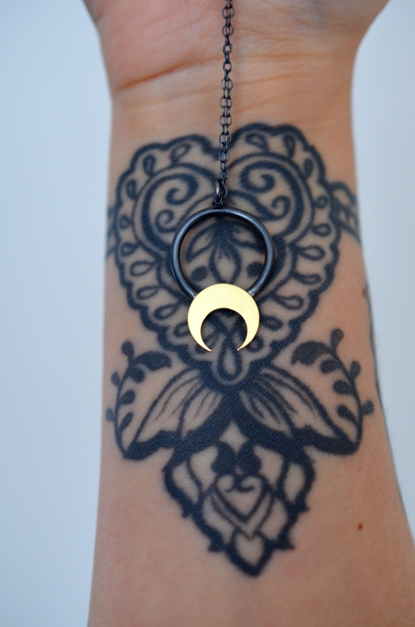 Crescent Horn Pendant