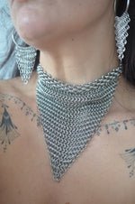 Stainless Steel Chainmail Choker Necklace