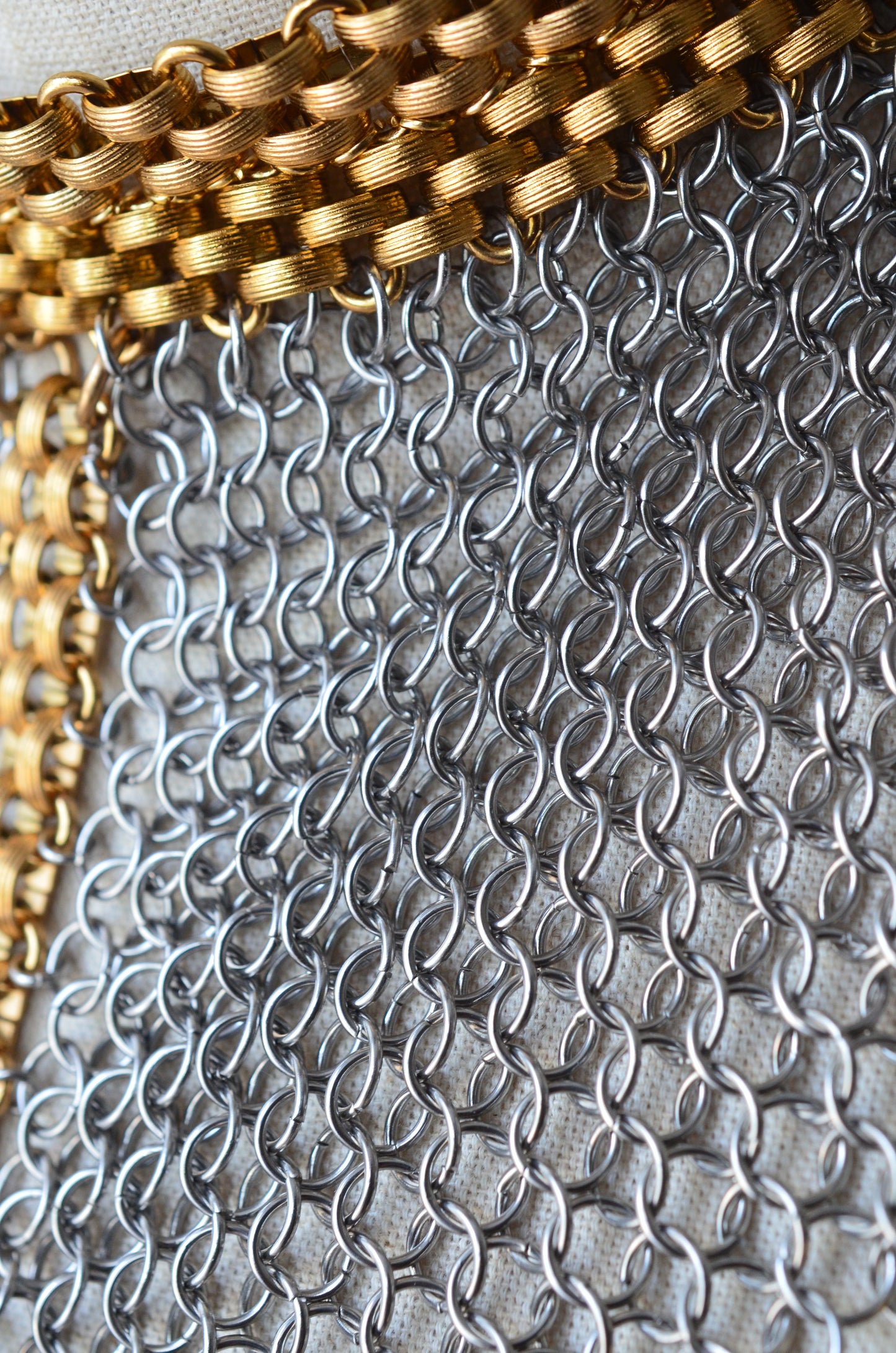Ceremonial Chainmail Collar Necklace