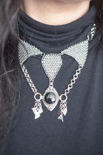 Artemisia Chainmaille and Hematite Necklace