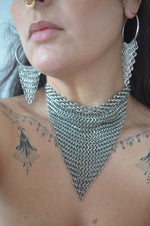 Stainless Steel Chainmail Choker Necklace