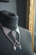 Artemisia Chainmaille and Hematite Necklace