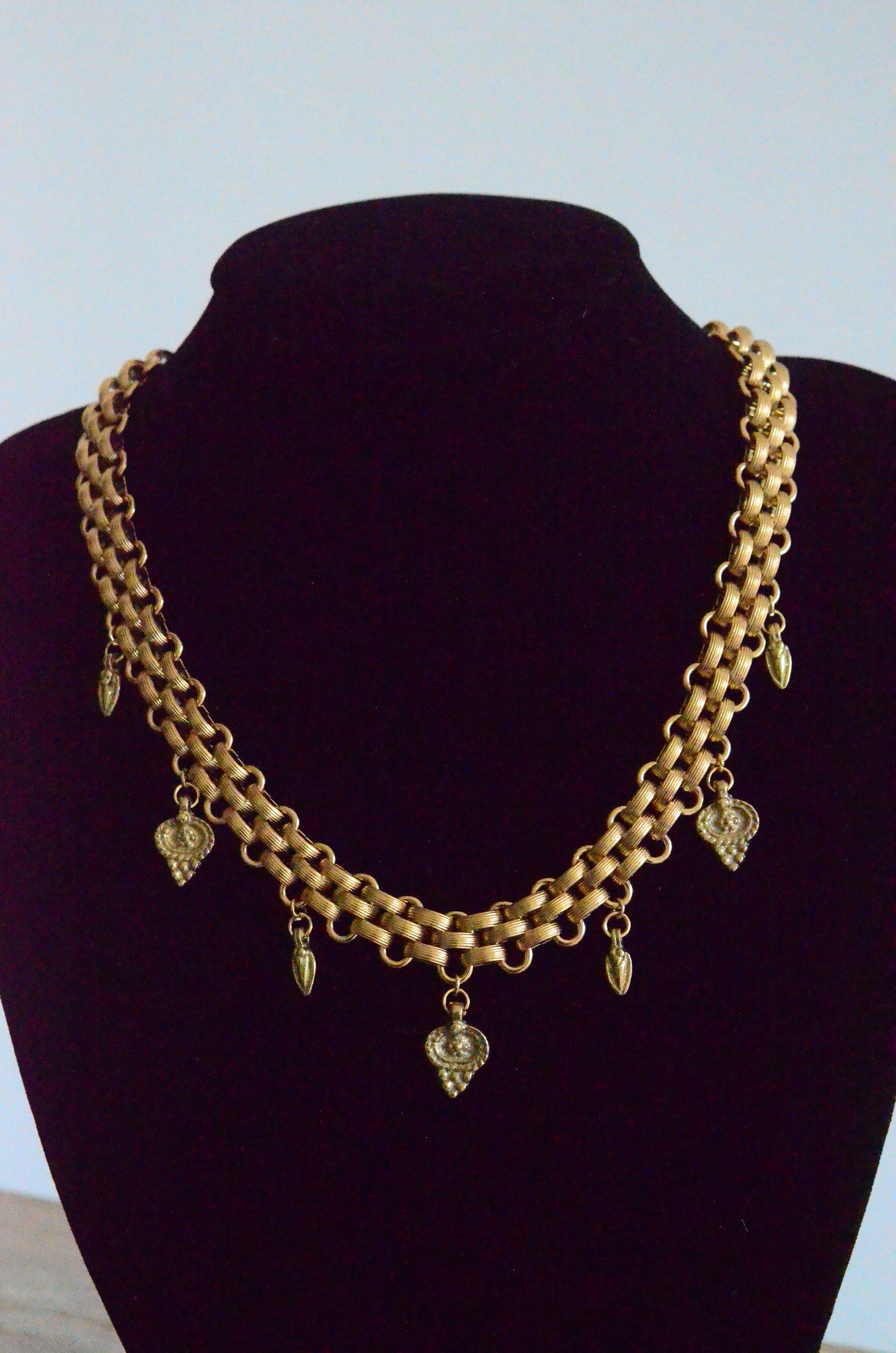 Gold plated Stainless Steel Bohemian Charm Necklace