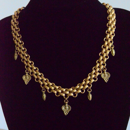 Gold plated Stainless Steel Bohemian Charm Necklace