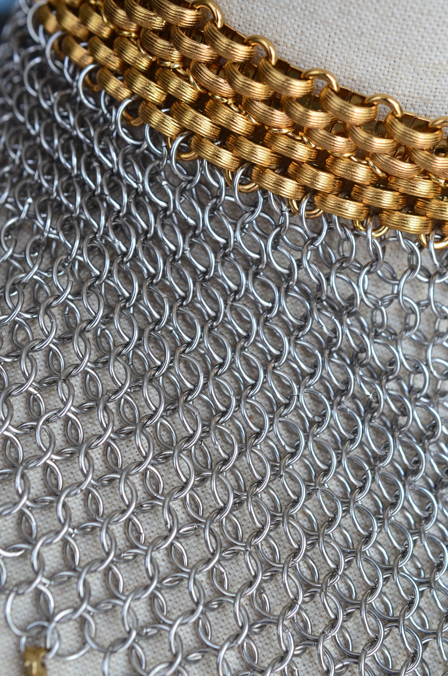 Ceremonial Chainmail Collar Necklace