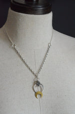 Ornate Crescent Moon Necklace