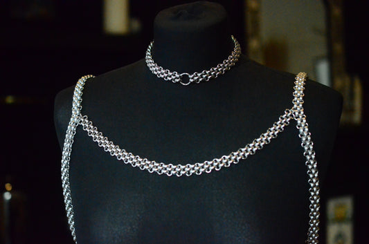 Black Magic Woman Stainless Steel Body Harness