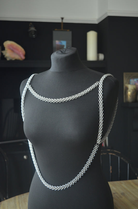 Black Magic Woman Stainless Steel Body Harness