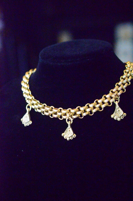 Tribal Gold Stainless Steel Choker