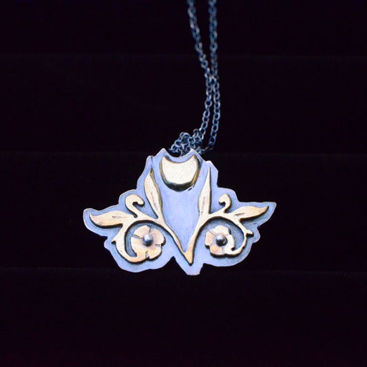 Botanical Moon Pendant