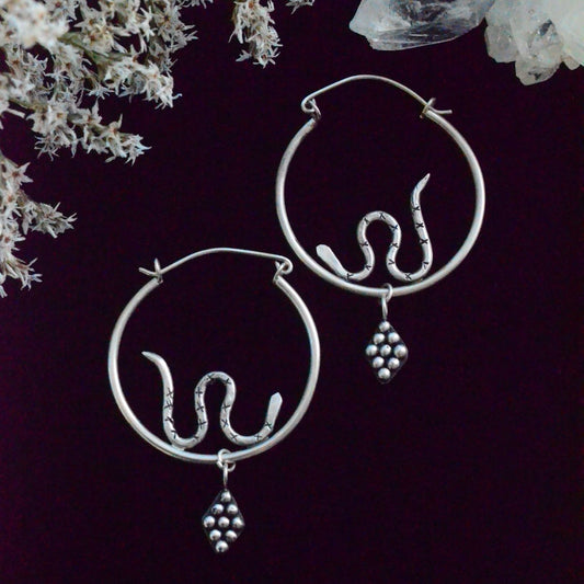 Medusa Hoop Earrings