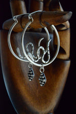 Medusa Hoop Earrings