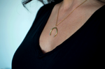 Lucky Crescent Moon Pendant