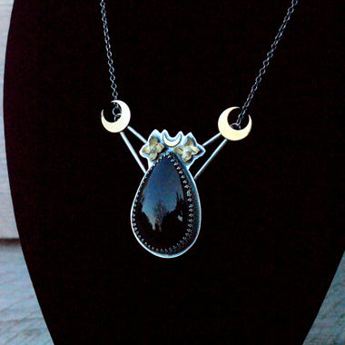 Circe Onyx Statement Necklace