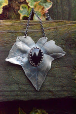 Silver Ivy Leaf Pendant