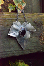 Silver Ivy Leaf Pendant