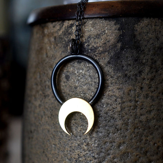 Crescent Horn Pendant